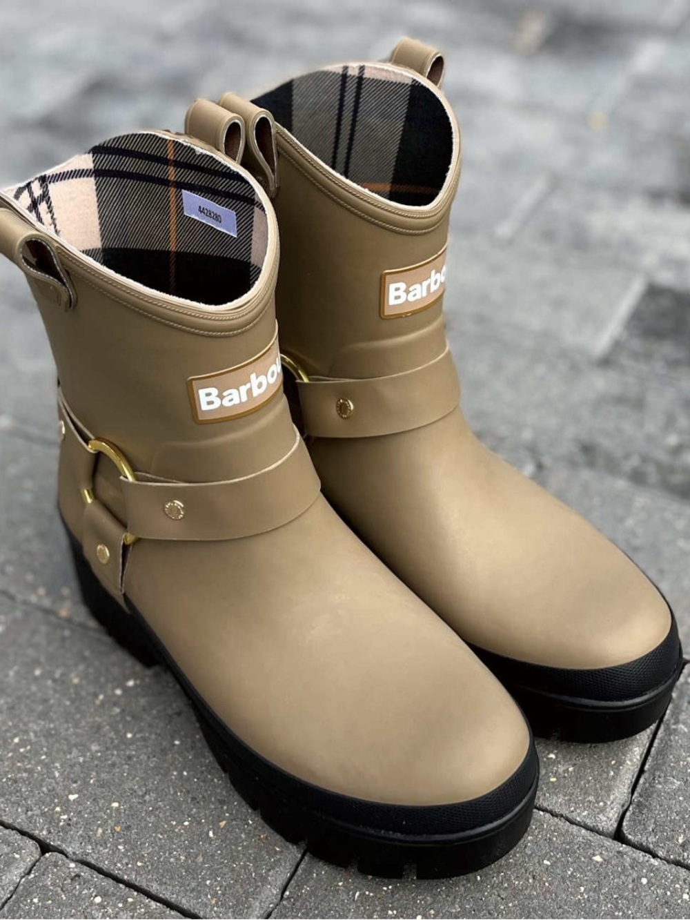 NWT BARBOUR ELLEY HARNESS RAIN BOOT
